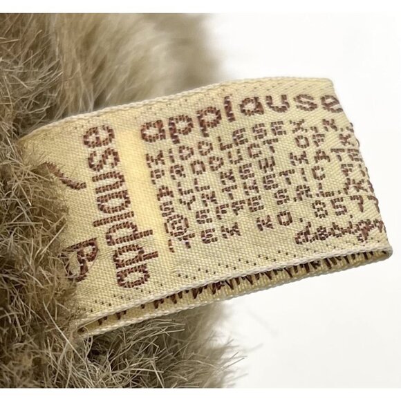 VTG APPLAUSE 15" Brown Plush Stuffed Bunny Rabbit WILMA by Effe Korea Easter EUC - Picture 6 of 7